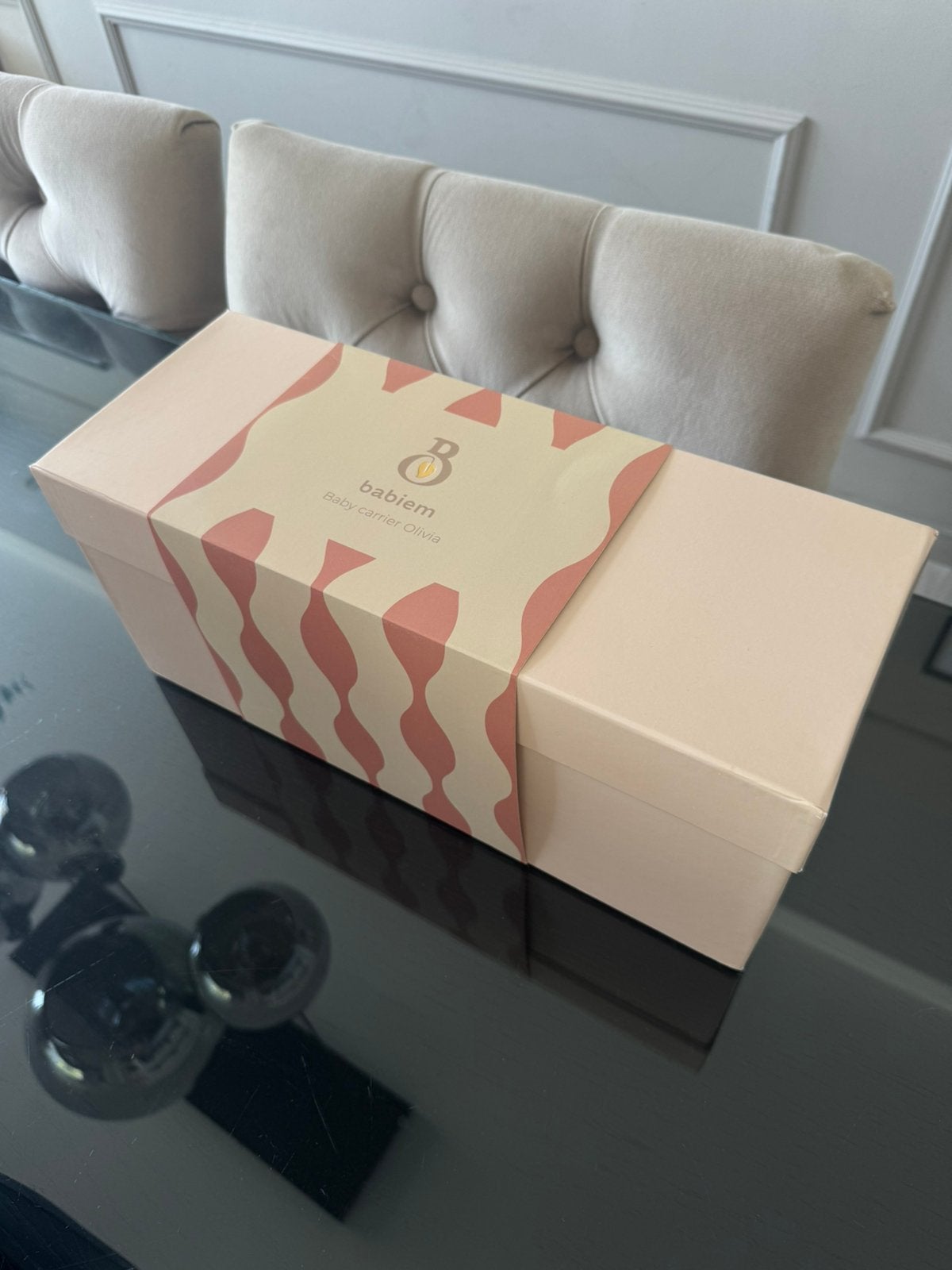 Babiem Draagzak Velvet Off white NIEUW!, Ophalen of Verzenden, Zo goed als nieuw, Draagzak, Overige merken