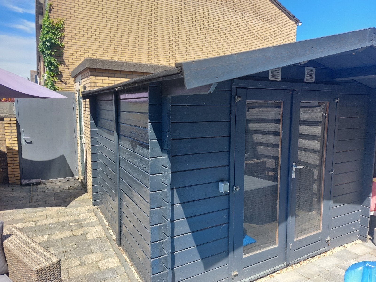 Blokhut 3x3m, Ophalen, 250 tot 500 cm, Blokhut