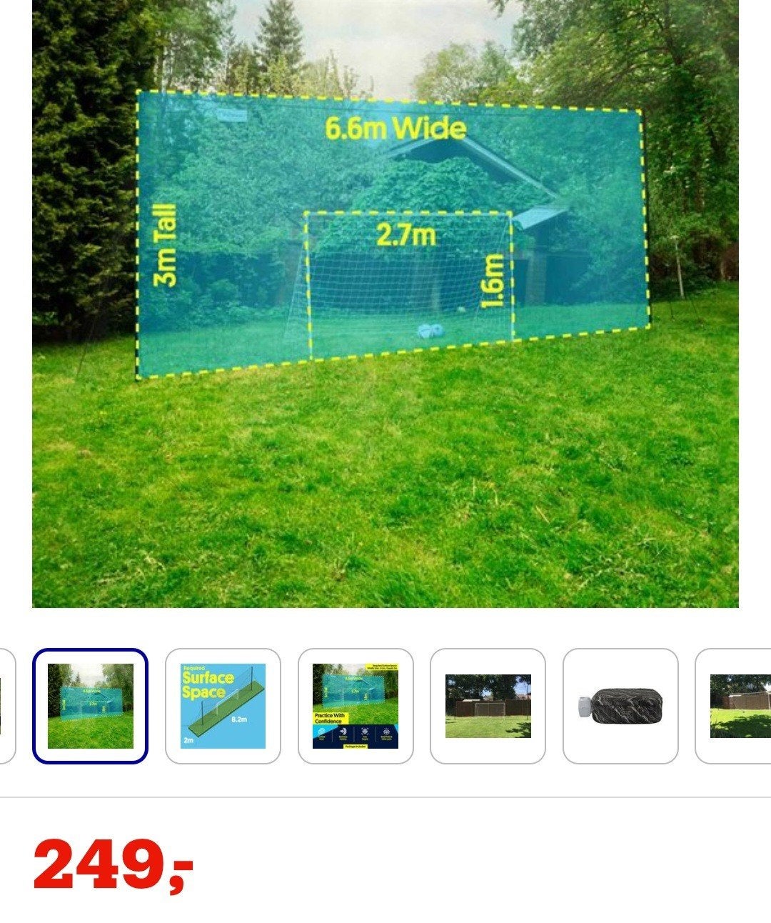 NIEUW; €150,- Open Goaaal Standard Voetbaldoel 3-in-1, Maat XL, Ophalen, Nieuw, Overige typen