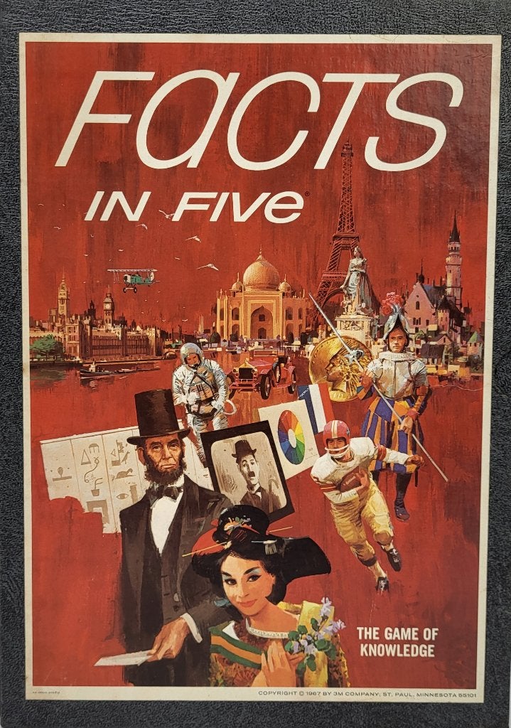 Facts in Five - 3M - The Game of knowledge - USA 1967, Antiek en Kunst, Antiek | Speelgoed, Verzenden