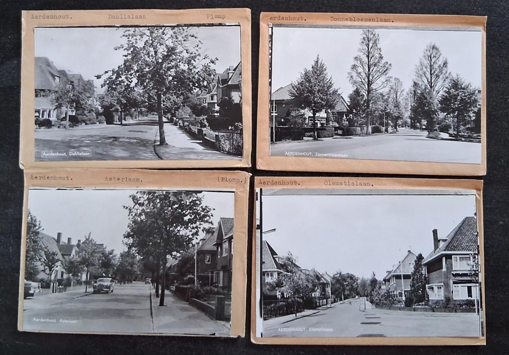 Aerdenhout, 12 x glasplaat JosPe, kano, VW kever, Oldtimer, Verzamelen, Ansichtkaarten | Nederland, Ongelopen, Noord-Holland, 1960 tot 1980