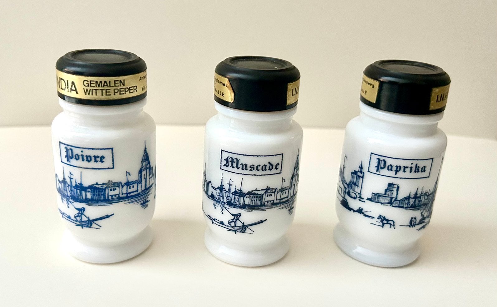 3 vintage kruidenpotten, Ophalen of Verzenden