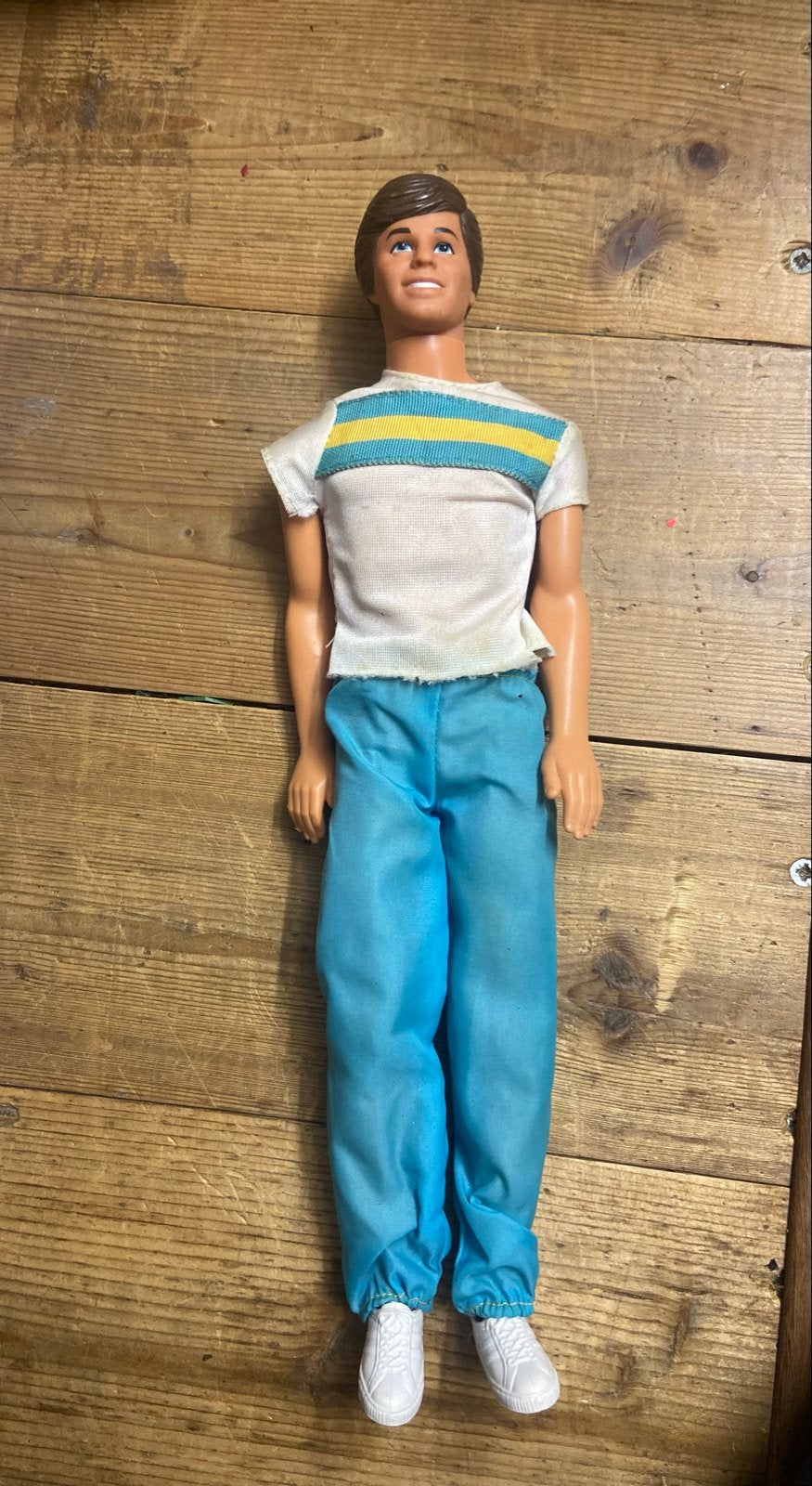Vintage Ken Barbiepop uit de jaren 80, Kinderen en Baby's, Ophalen of Verzenden, Gebruikt, Barbie