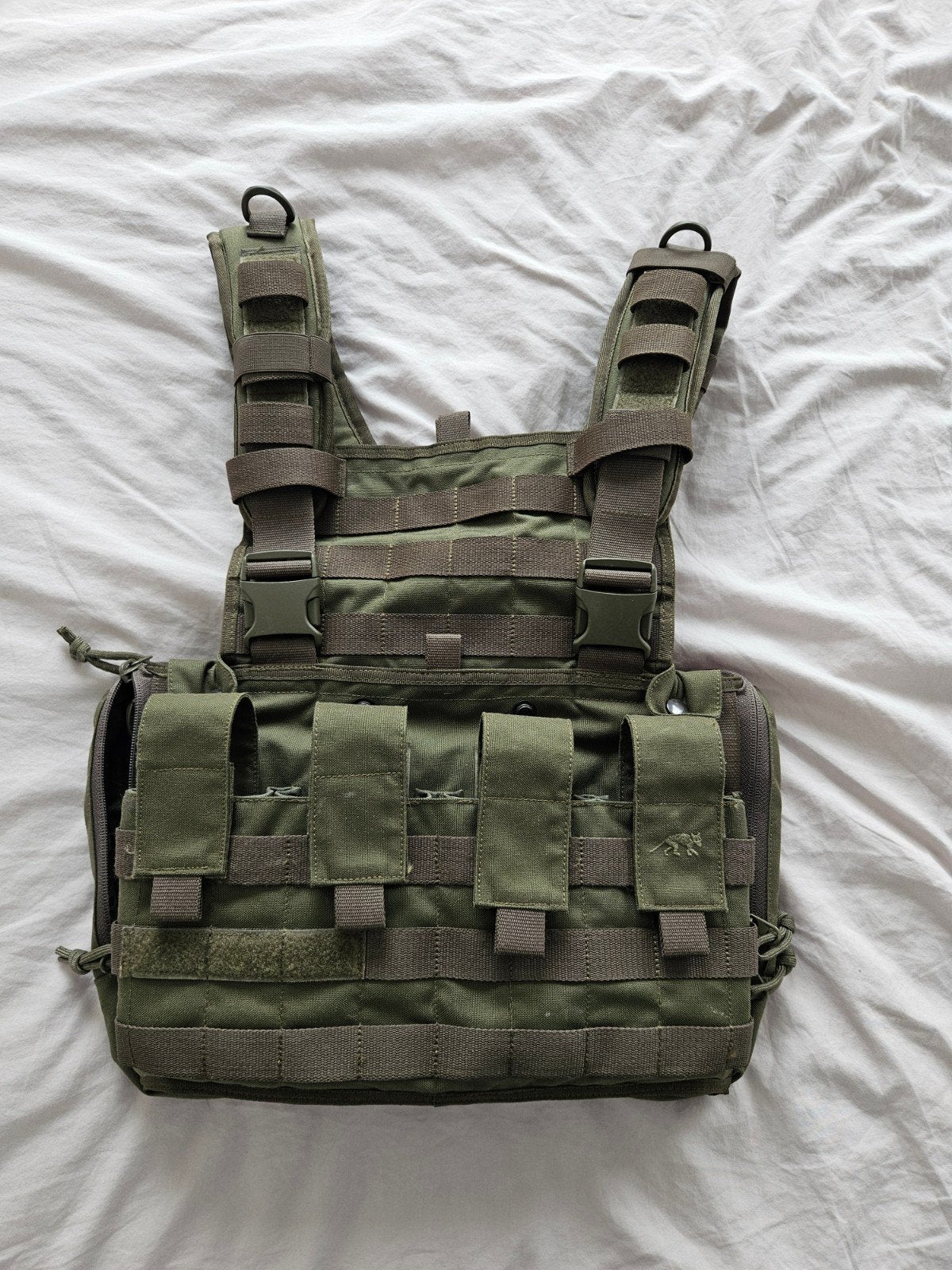 Tasmanian Tiger Chest Rig MK 2 - Olive (used for airsoft), Ophalen of Verzenden, Overige soorten, Overige gebieden, Kleding of Schoenen