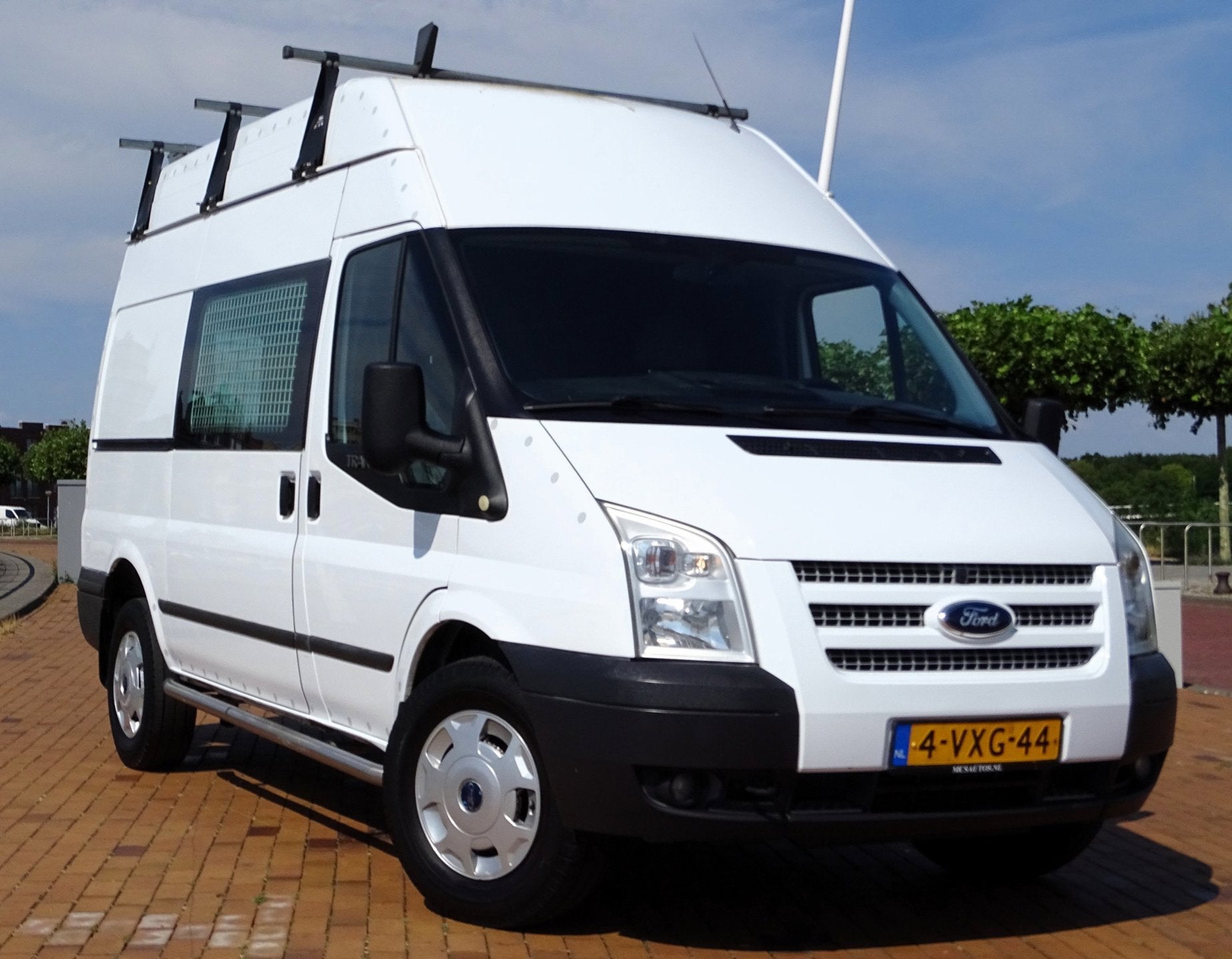 Ford Transit 350M 2.2 TDCI 207195km nwe apk Airco Cruise, Auto's, Voorwielaandrijving, 125 pk, Gebruikt, 4 cilinders