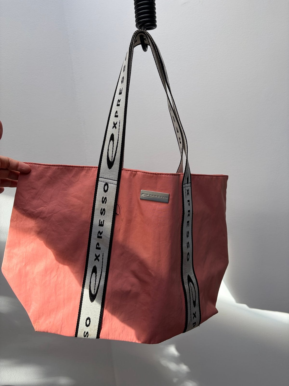 Expresso roze shopper met rits, Ophalen of Verzenden, Gebruikt, Roze, Shopper