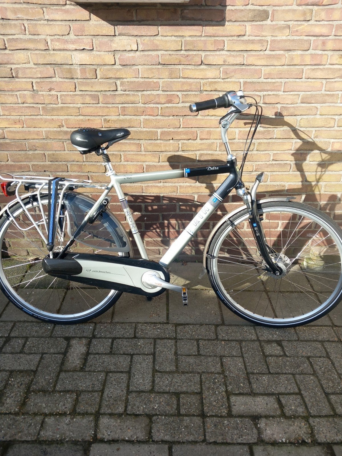 Rih Delta C8 [56cm] Herenfiets ZGAN., Versnellingen, Zo goed als nieuw, 57 tot 61 cm, Trommelrem