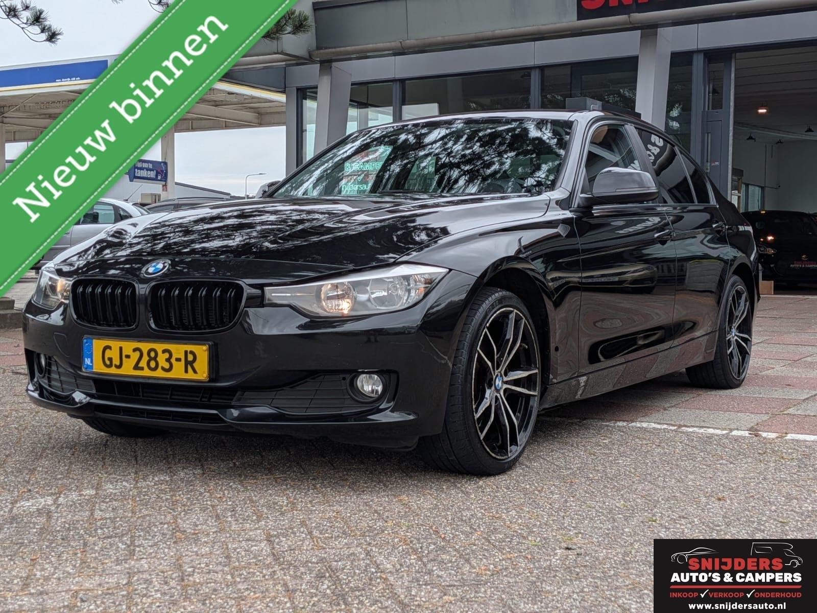 BMW 3-serie 316i 2015 automaat trekhaak, Auto's, Automaat, Gebruikt, 4 cilinders, Zwart