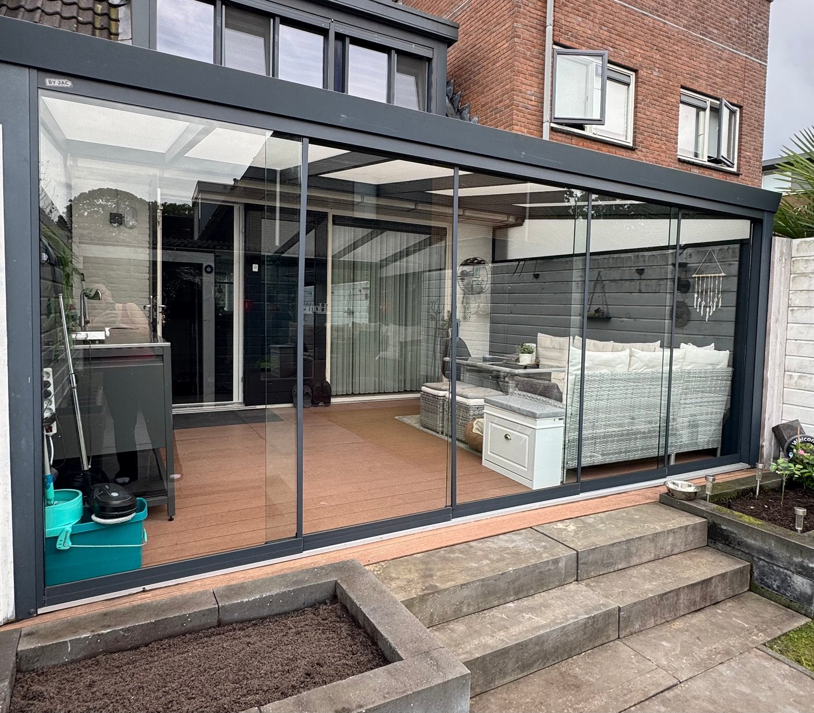 Veranda, Ophalen, Zo goed als nieuw, Hout, Overige typen