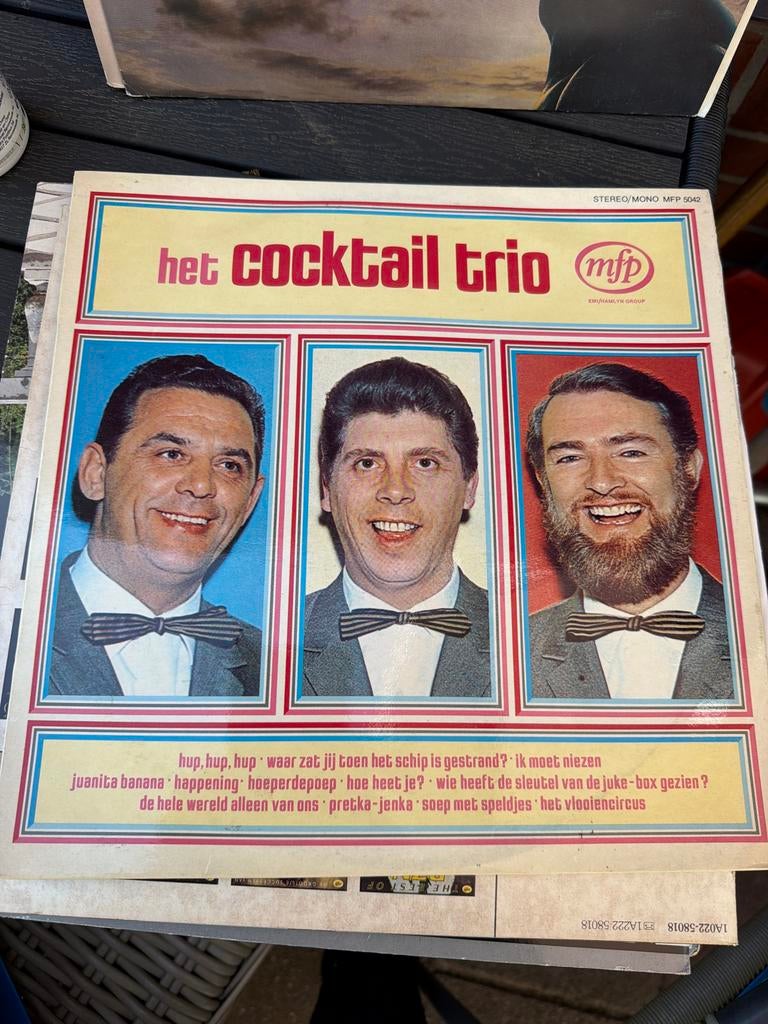 T1.  Het Cocktail Trio - Vintage LP (MFP 5042), Cd's en Dvd's, Vinyl | Nederlandstalig, Gebruikt, Ophalen of Verzenden, Levenslied of Smartlap
