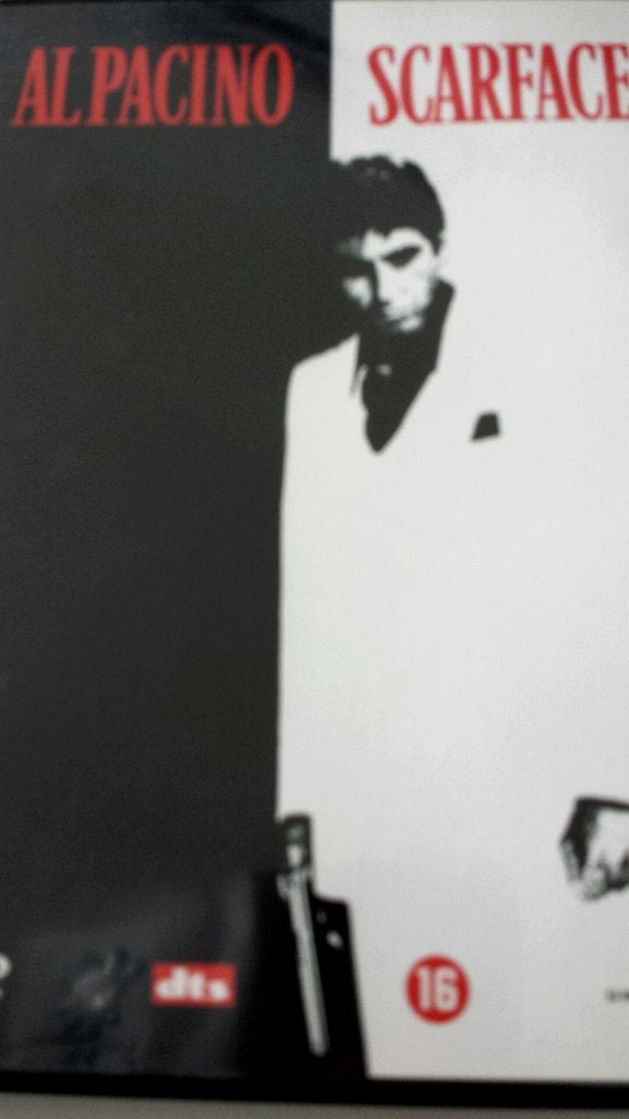 scarface - al pacino, Alle leeftijden, Ophalen of Verzenden, Zo goed als nieuw, Actiethriller