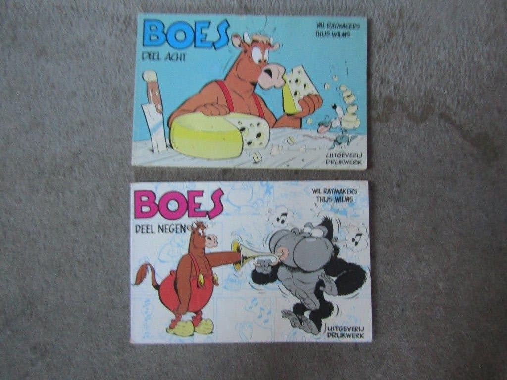 2 strips: Boes, Meerdere stripboeken, Ophalen of Verzenden, Gelezen, Wil Raymakers