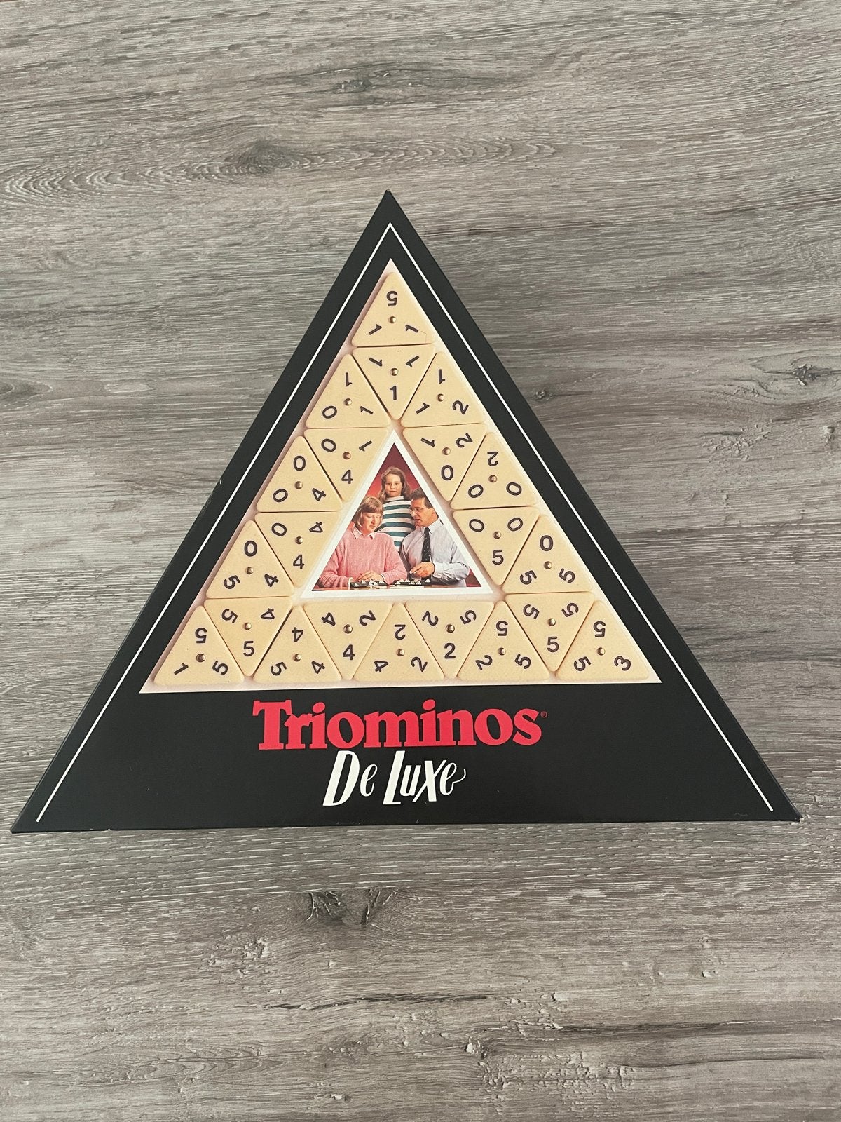 Triominos De Luxe - nog als nieuw, Drie of vier spelers, Ophalen of Verzenden, Zo goed als nieuw