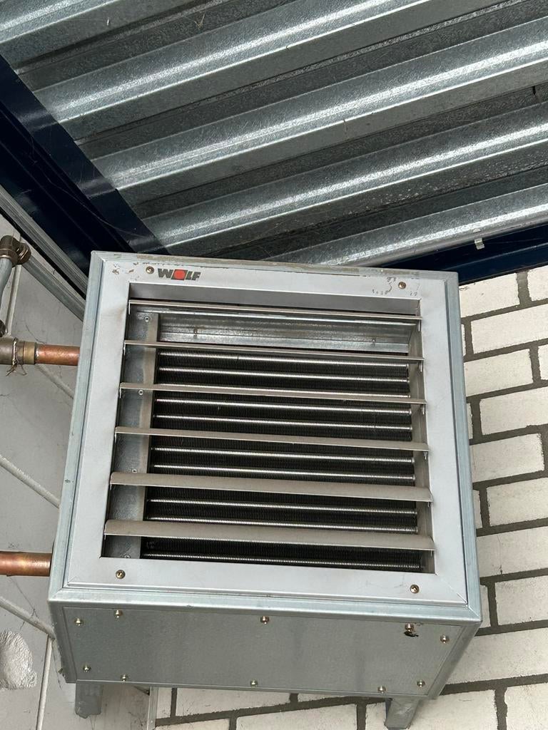 Wolf CH 25/2 CU/AL Heater - 2 stuks beschikbaar, Ophalen, Gebruikt, 800 watt of meer, Kachel