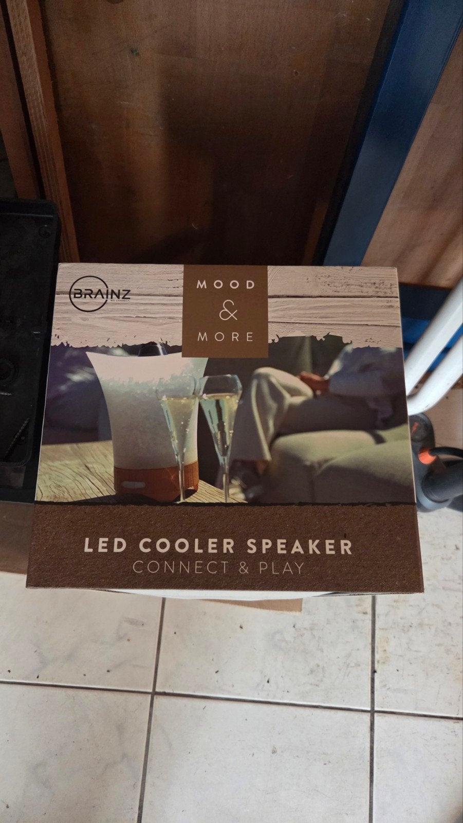 Brainz LED Cooler Speaker - Nieuw, Overige merken, Nieuw, Ophalen of Verzenden, Draagbare speaker