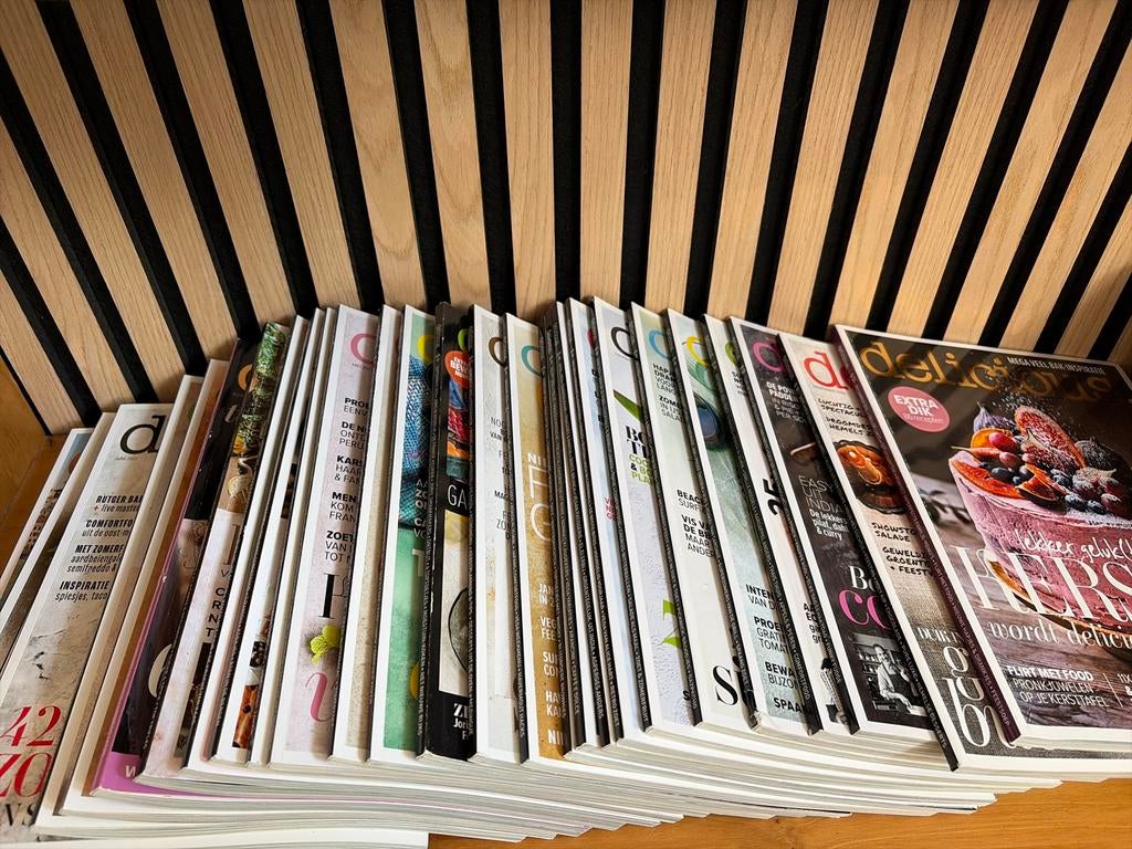 Delicious tijdschriften collectie 2022-2024 + specials, Ophalen of Verzenden, Gelezen, Overige typen