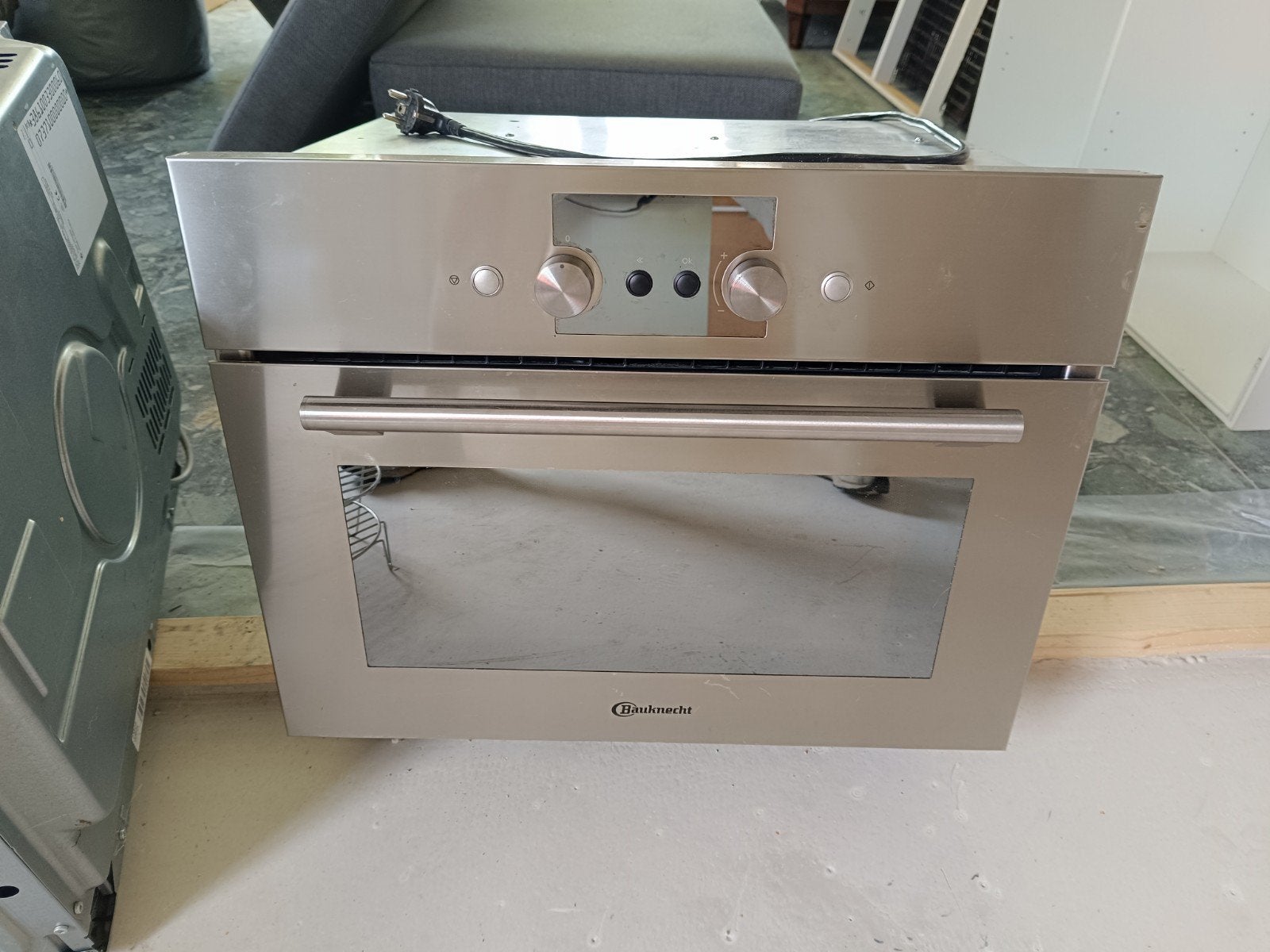 Bauknecht EMCHS 7245 Combi-oven / Magnetron Inbouw/Vrijstaan, Witgoed en Apparatuur, Ovens, Ophalen, Gebruikt, Hete lucht