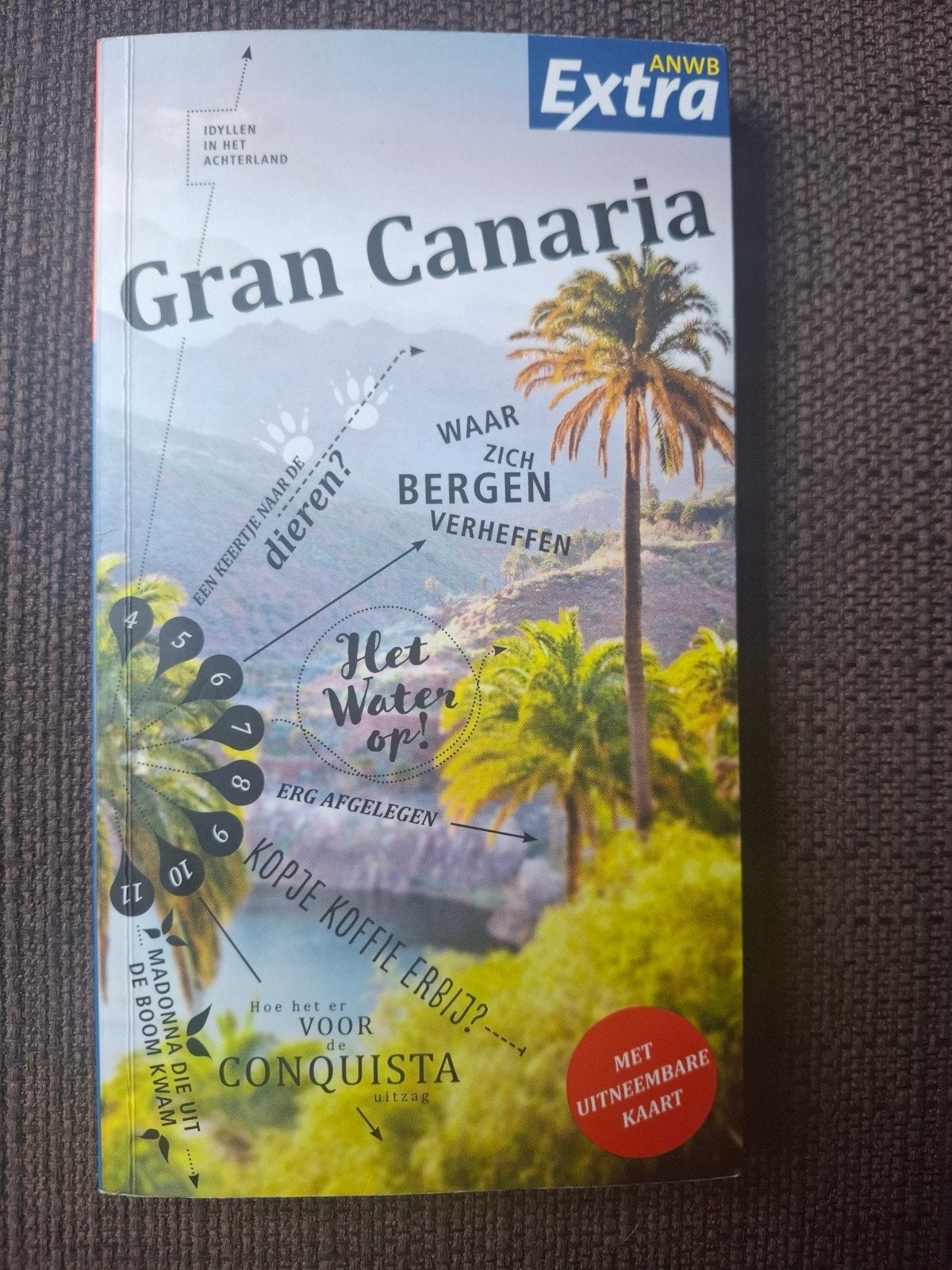 ANWB Extra Reisgids Gran Canaria - Met uitneembare kaart, Gelezen, Europa, Ophalen of Verzenden, Reisgids of -boek