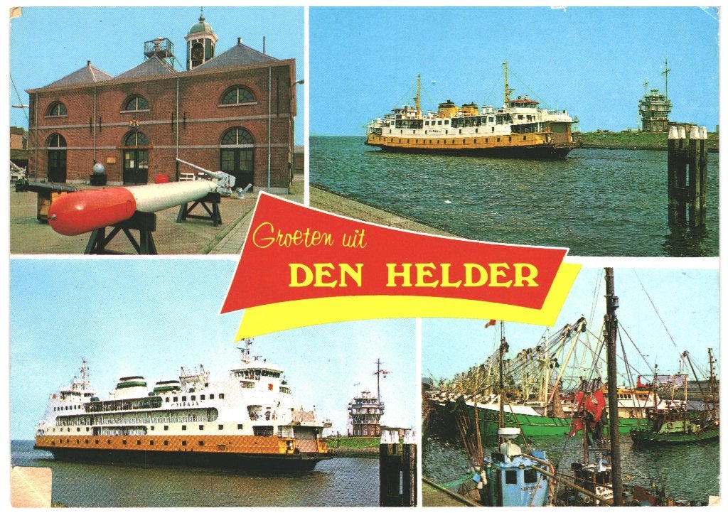 805001 Den Helder _Gelopen met mooie zegel Bevrijding 1945, Ophalen of Verzenden, 1980 tot heden, Gelopen, Noord-Holland