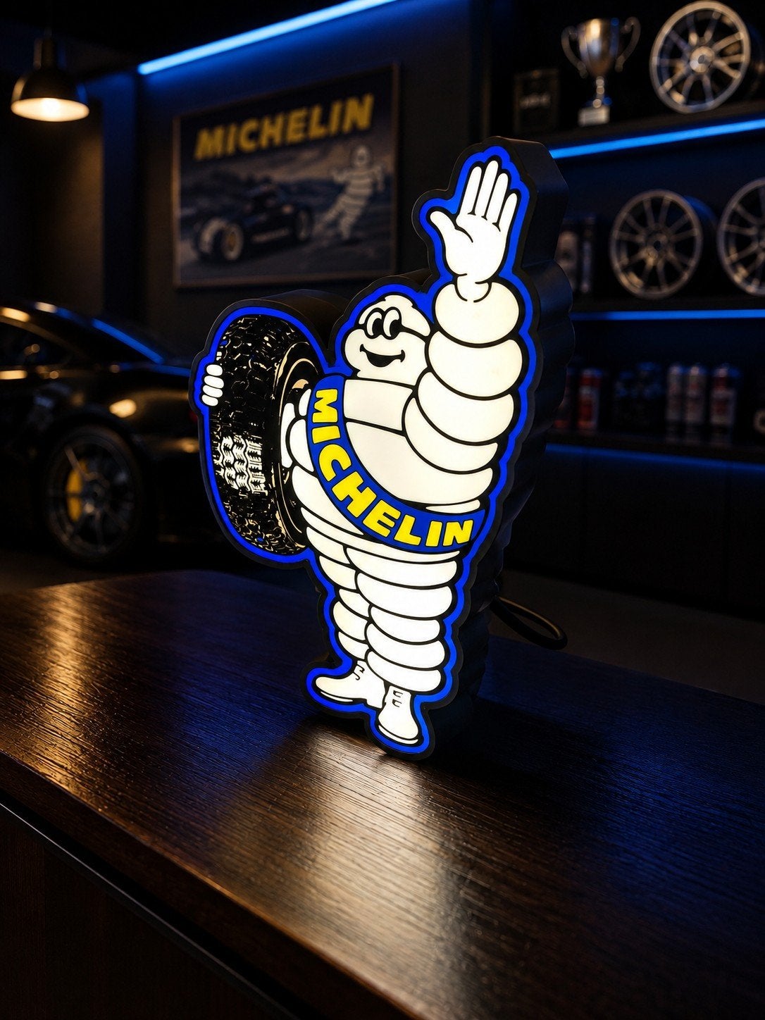 Michelin LED Lichtbak - Perfect voor Mancave of Garage, Overige merken, Meerkleurig, Nieuw, Ophalen of Verzenden