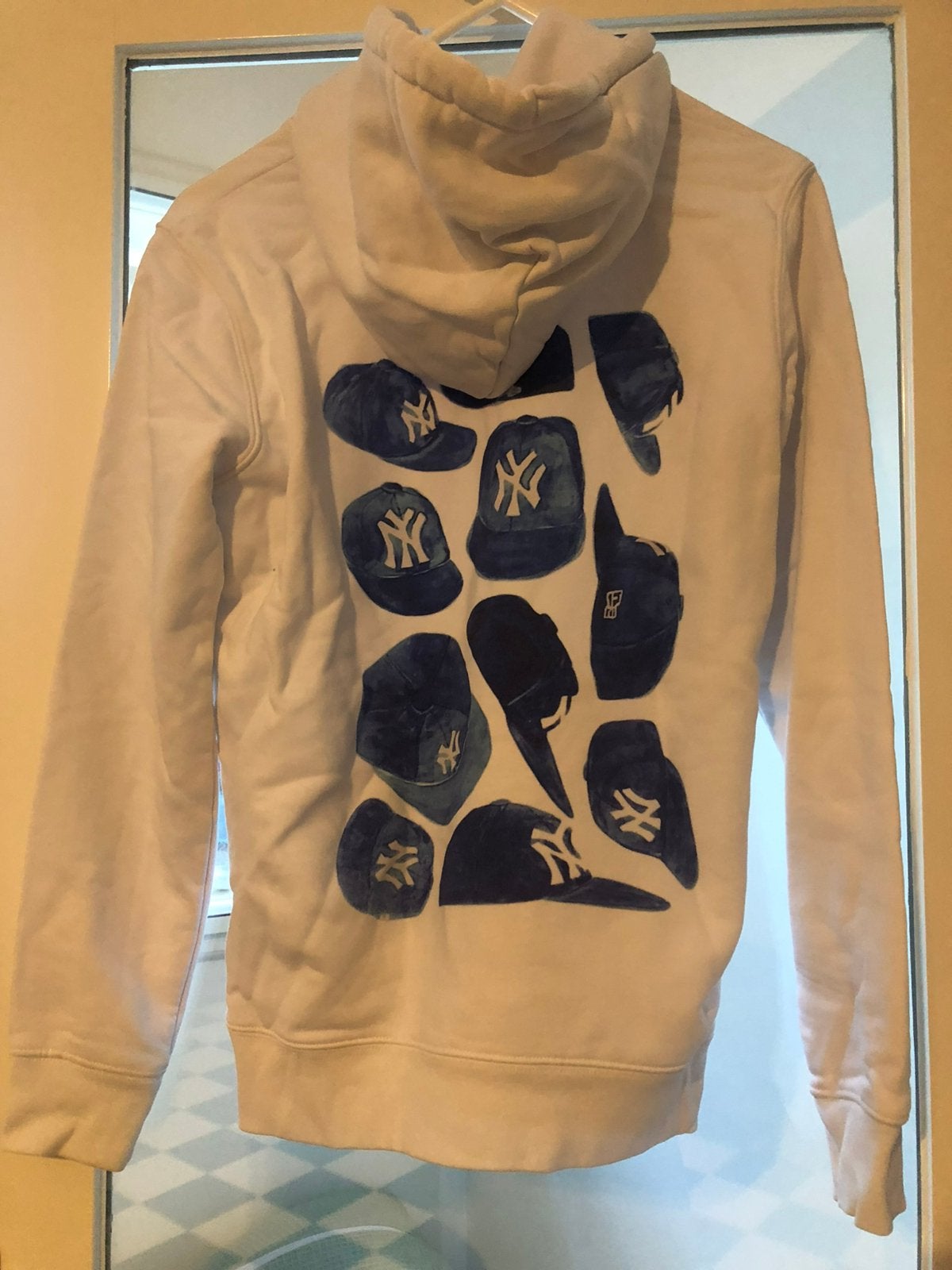 Wit shirt  fashionomi maat s, Verzenden, Gedragen, Maat 38/40 (M), Wit