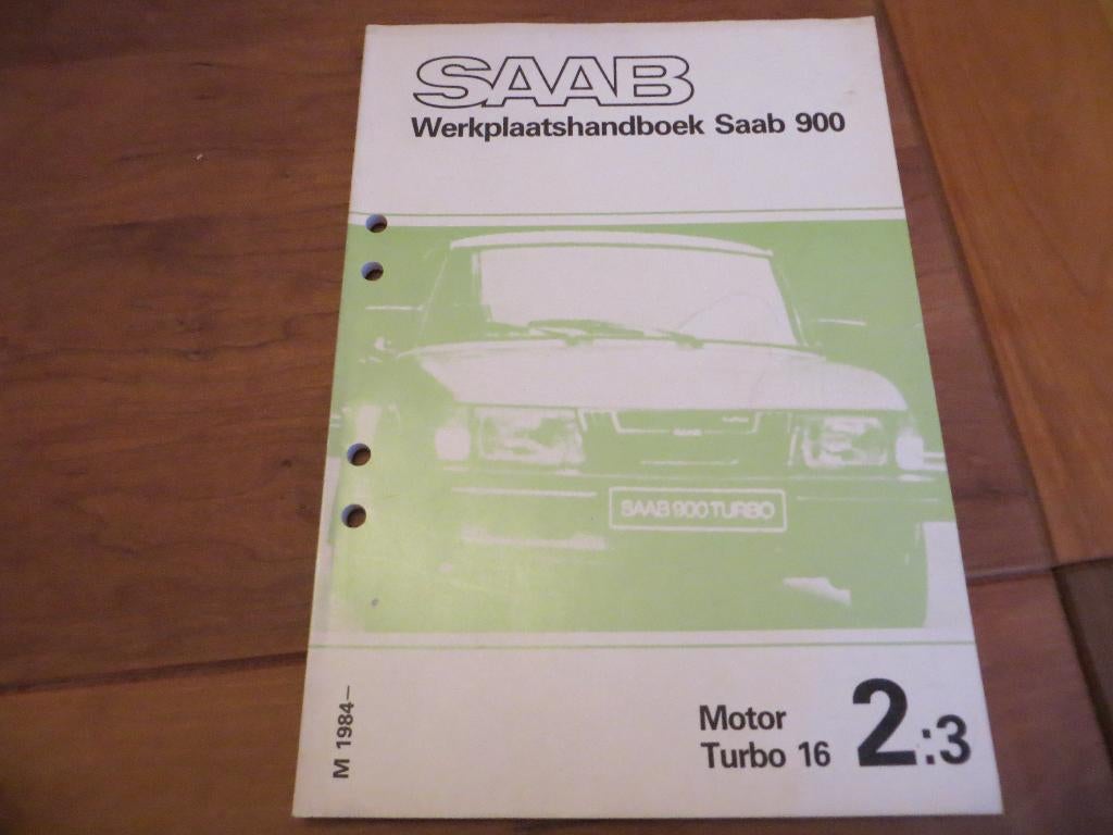Werkplaatshandboek Saab 900 turbo 16v af 1984, Ophalen of Verzenden