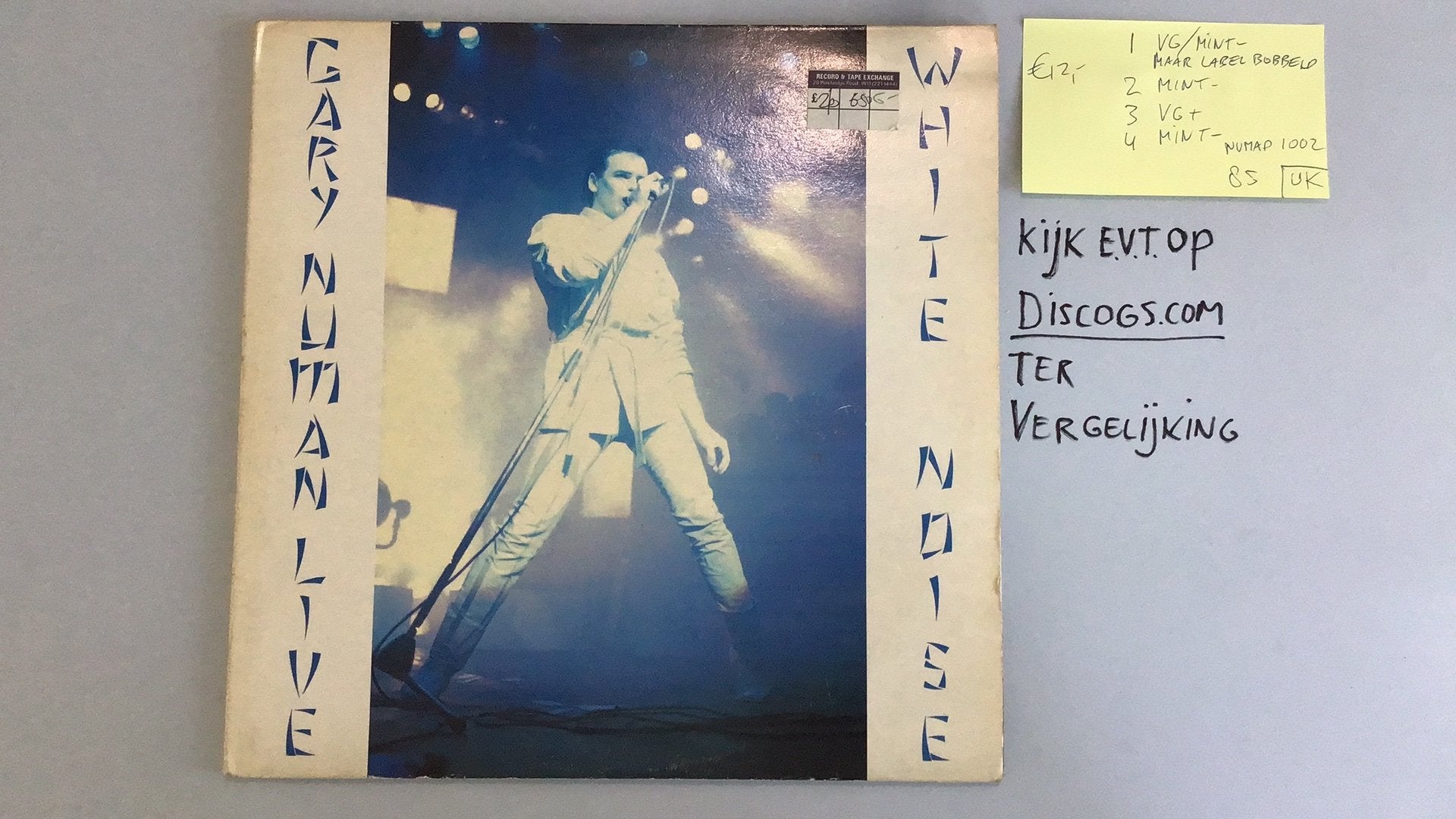 Gary Numan - White Noise, Cd's en Dvd's, Ophalen of Verzenden, Gebruikt, 12 inch