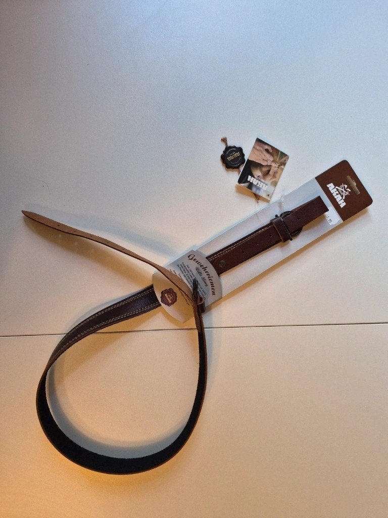 Luxe handgemaakte riem | Jacht / vissen / outdoor |, Bruin, Nieuw, Overige maten, Ophalen of Verzenden