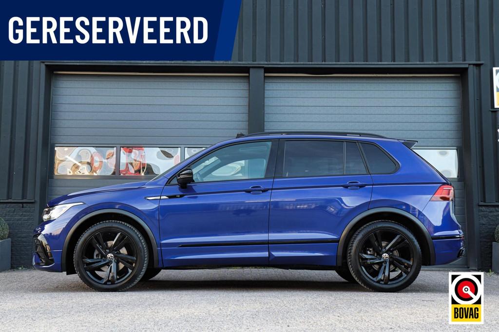 Volkswagen Tiguan 1.5 TSI ACT Black Pakket 2x R-Line /LED/PA, 15 km/l, Huisgarantie, Blauw, Bedrijf