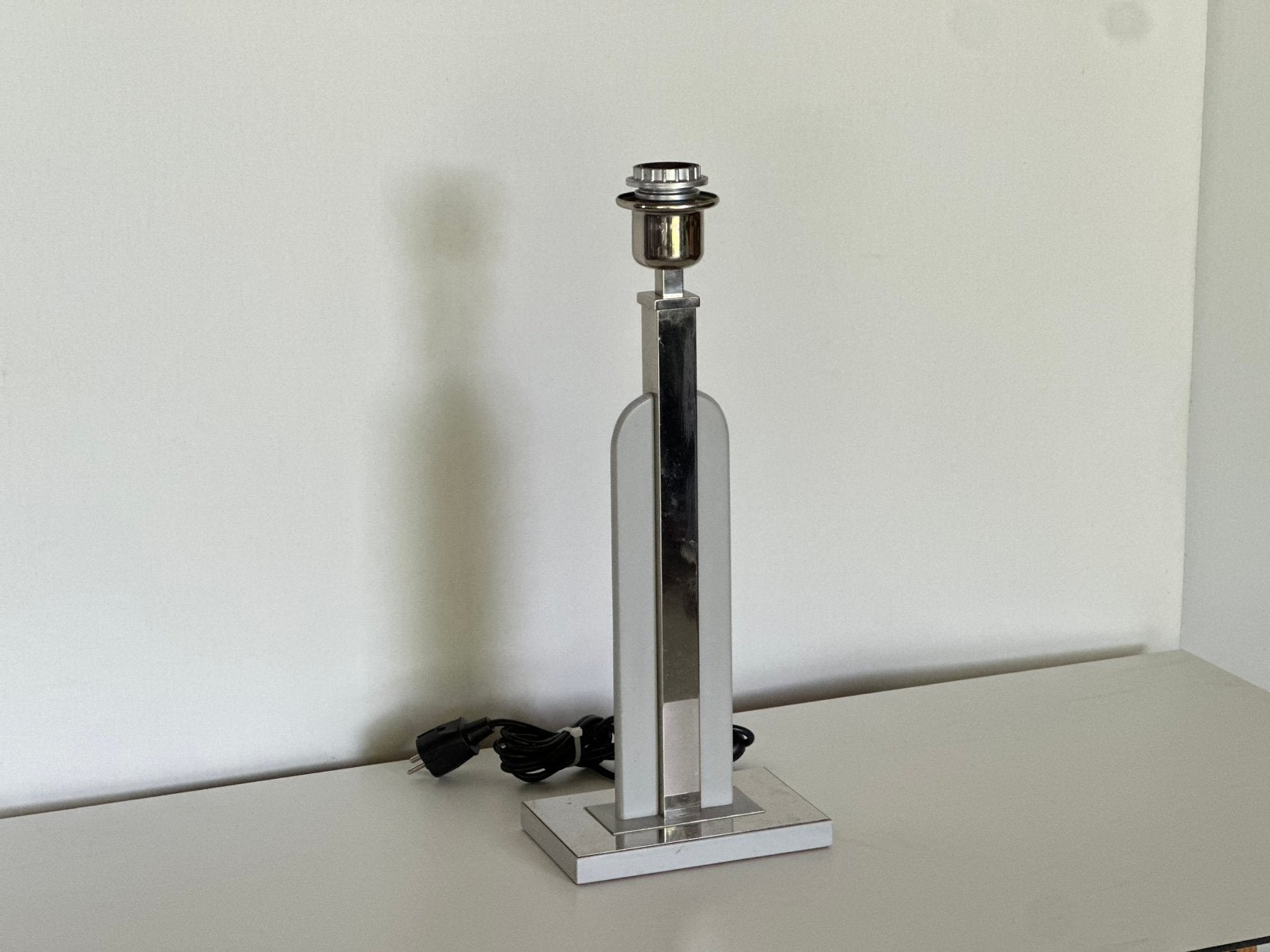 Vintage Deknudt tafellamp 1980s, Huis en Inrichting, Lampen | Tafellampen, Ophalen, Wit, IKEA, Design