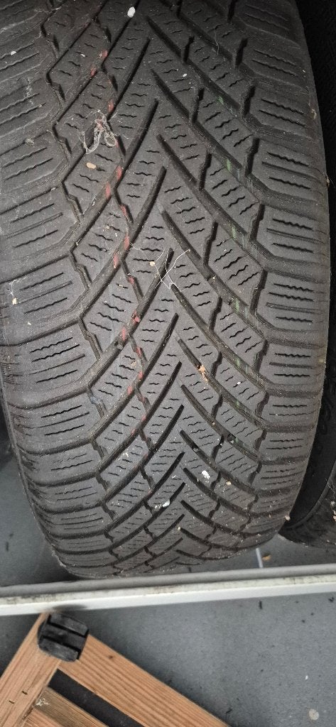 Winterbanden 4 X 195 / 60 R15 T Continental, Ophalen, Gebruikt