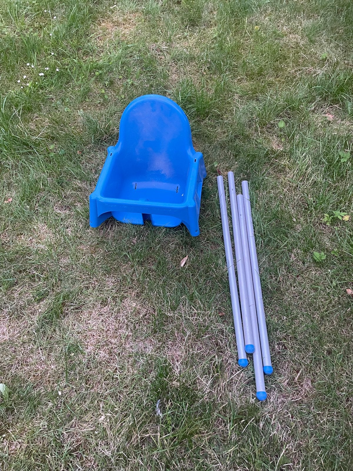 IKEA Antilop kinderstoel - Blauw (Gratis), Kinderen en Baby's, Kinderstoelen, Ophalen, Gebruikt, Overige typen