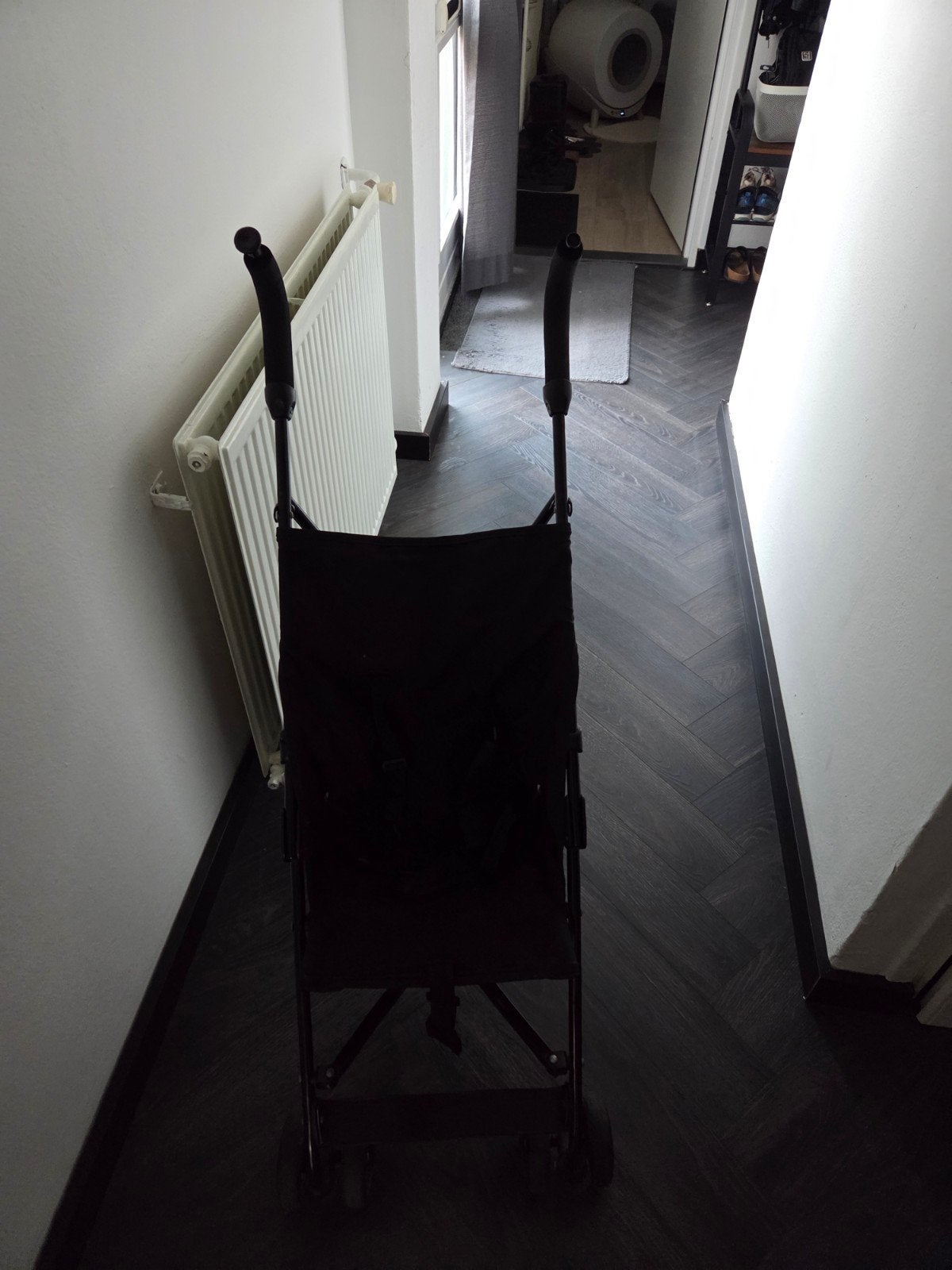 kinderbuggy, Ophalen