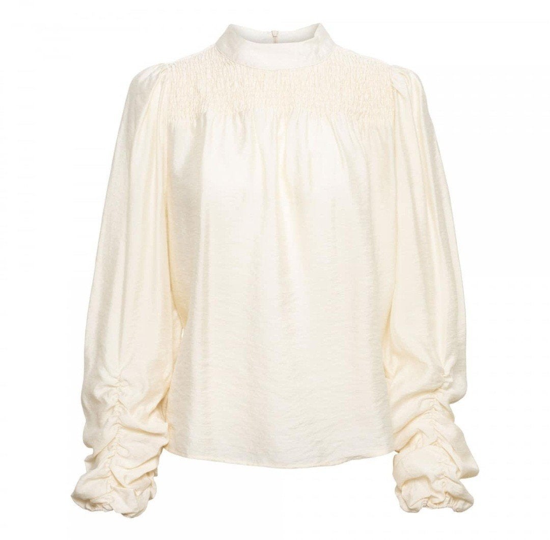 Blouse &Co Woman Missy Blouse - Maat M, Maat 38/40 (M), Beige, &Co Woman, Ophalen of Verzenden