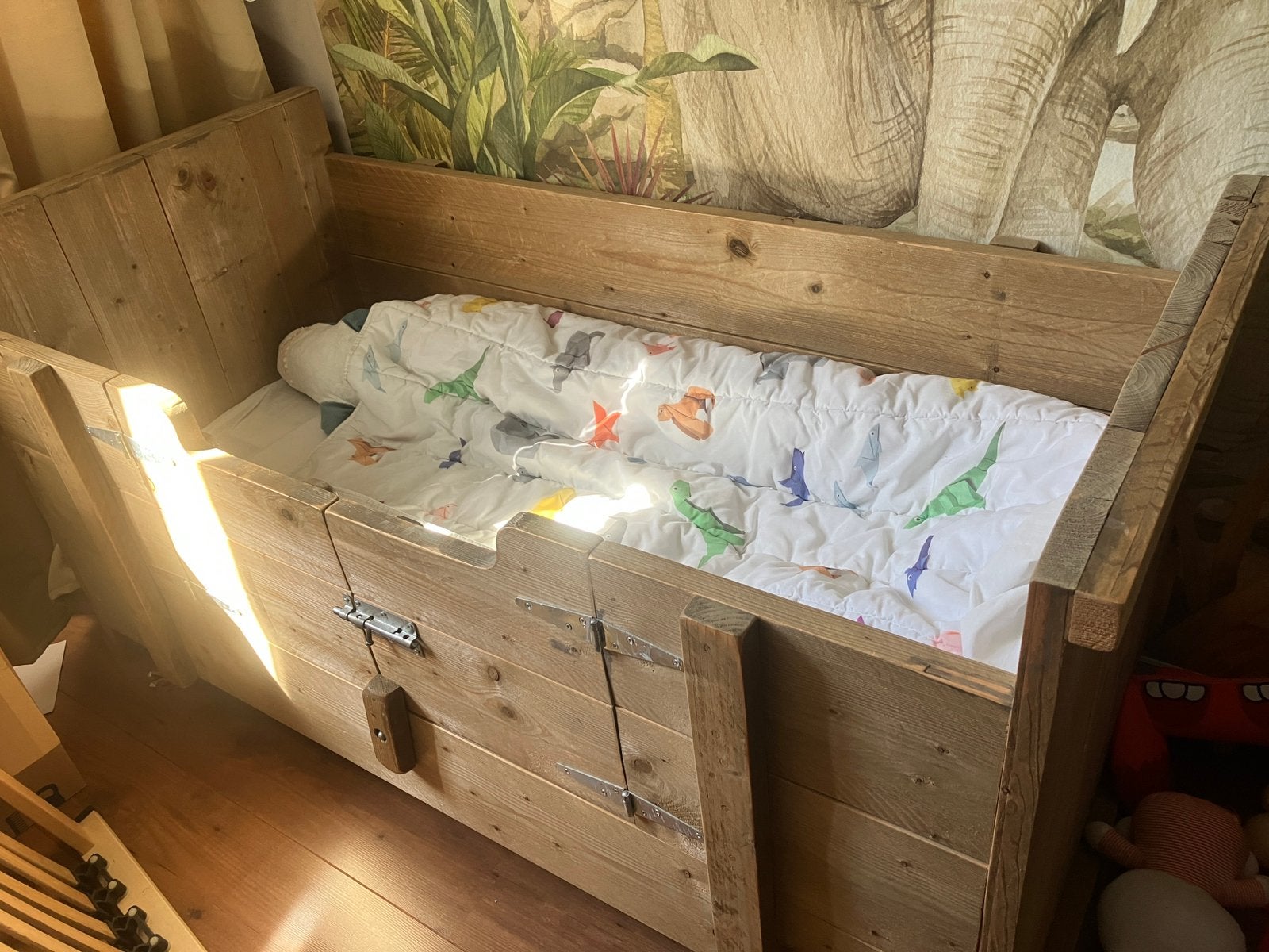 Peuterbed, Kinderen en Baby's, Ophalen, Gebruikt, 70 tot 85 cm, 140 tot 160 cm