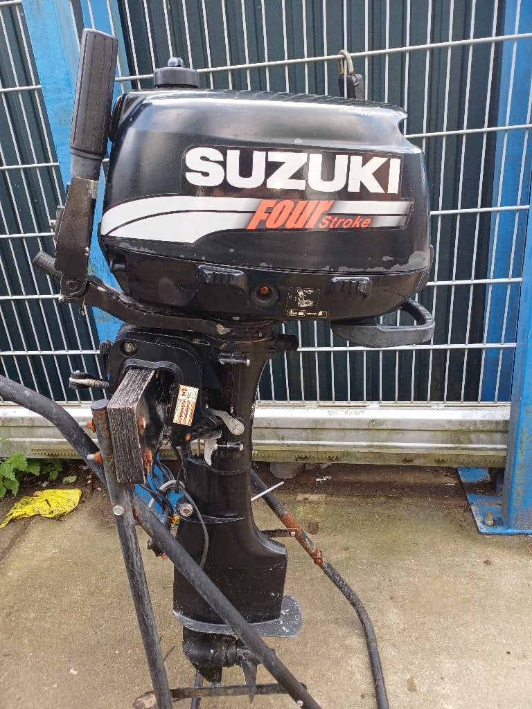 Suzuki 6 pk 4 takt langstaart op afstandbediening, Ophalen, Gebruikt, 5 tot 10 pk, Met afstandsbediening