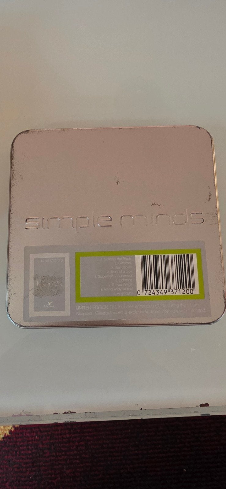 Simple Minds - Neapolis Limited Edition Enhanced CD, Gebruikt, Pop, Ophalen of Verzenden, Inclusief boekje