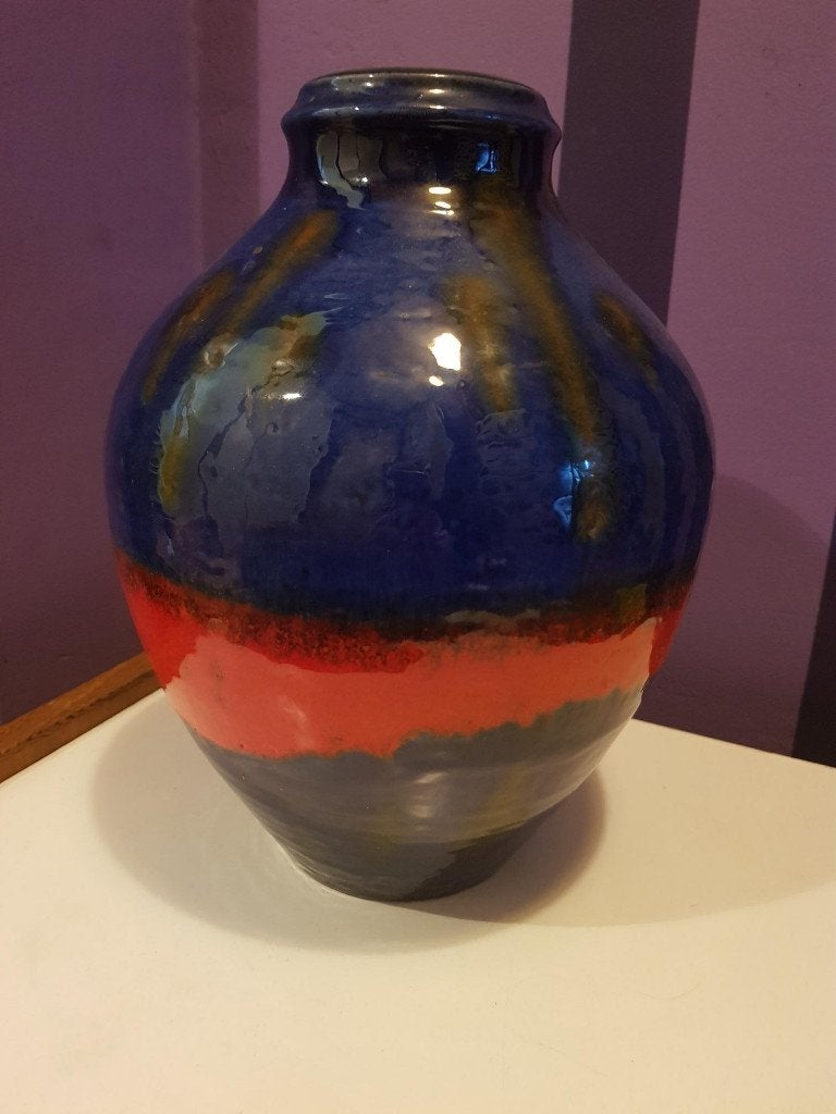 retro vintage jaren 70 Carstens west germany vaas keramiek, Antiek en Kunst, Antiek | Vazen, Ophalen