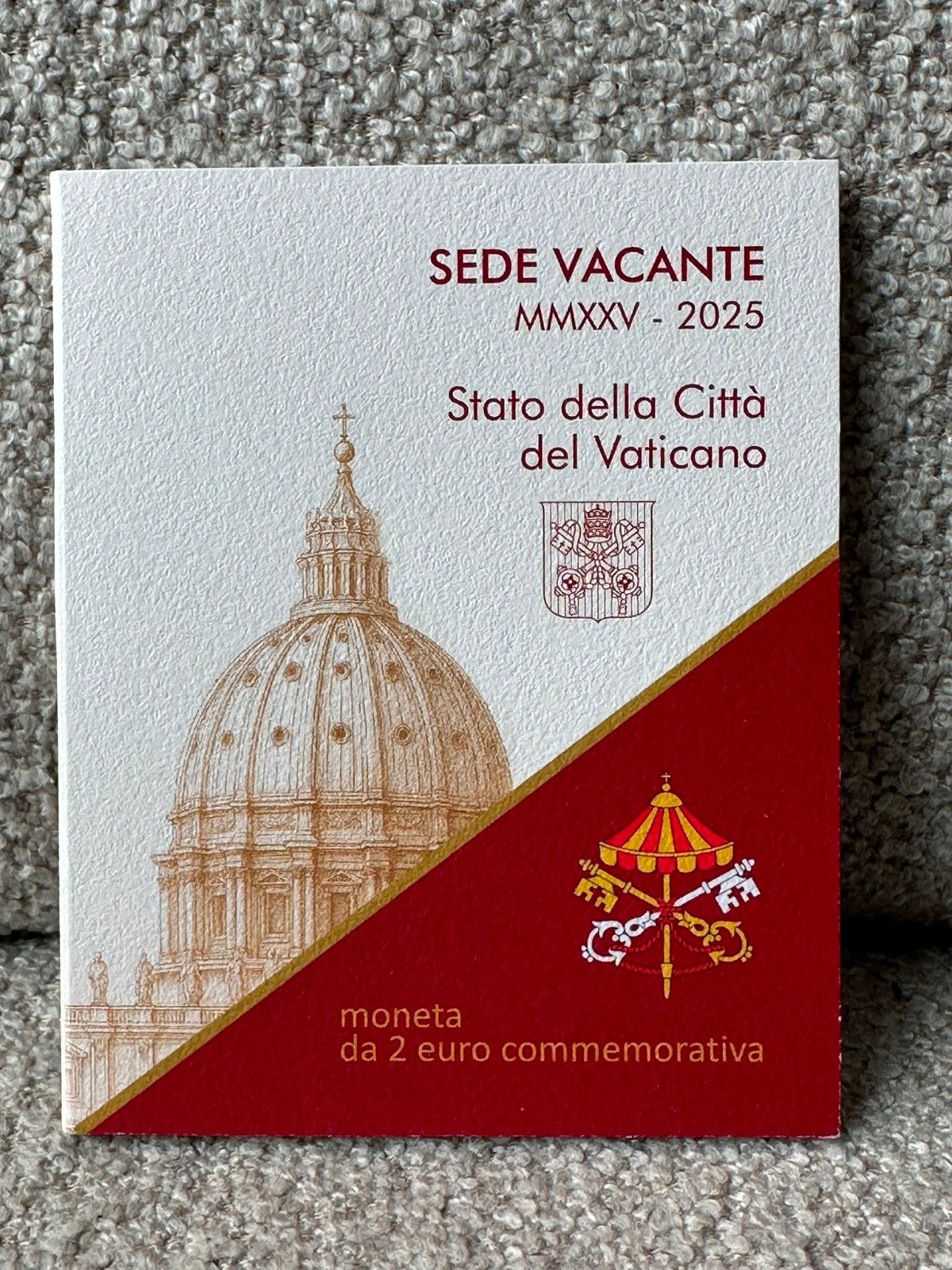 Vaticaan 2025 2 Euro BU Sede Vacante, Verzenden, Vaticaanstad, 2 euro, Losse munt