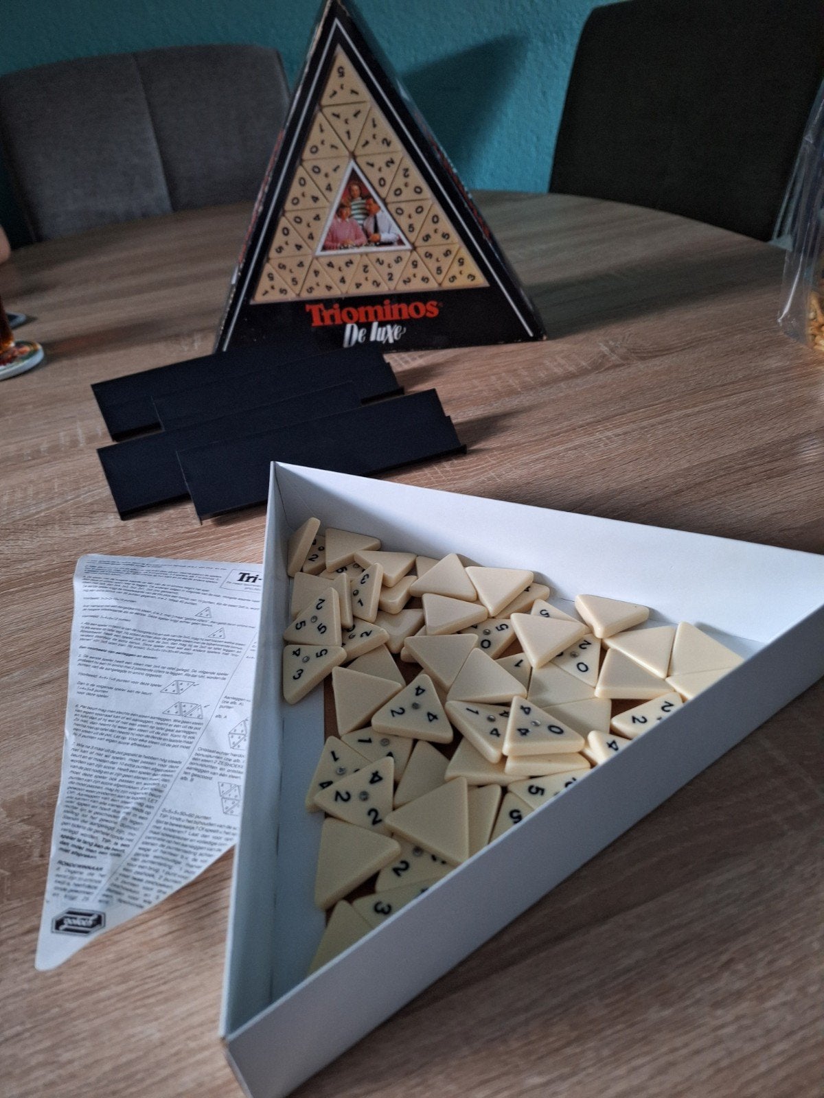 Triominos de Luxe spel, Ophalen of Verzenden, Zo goed als nieuw, Goliath