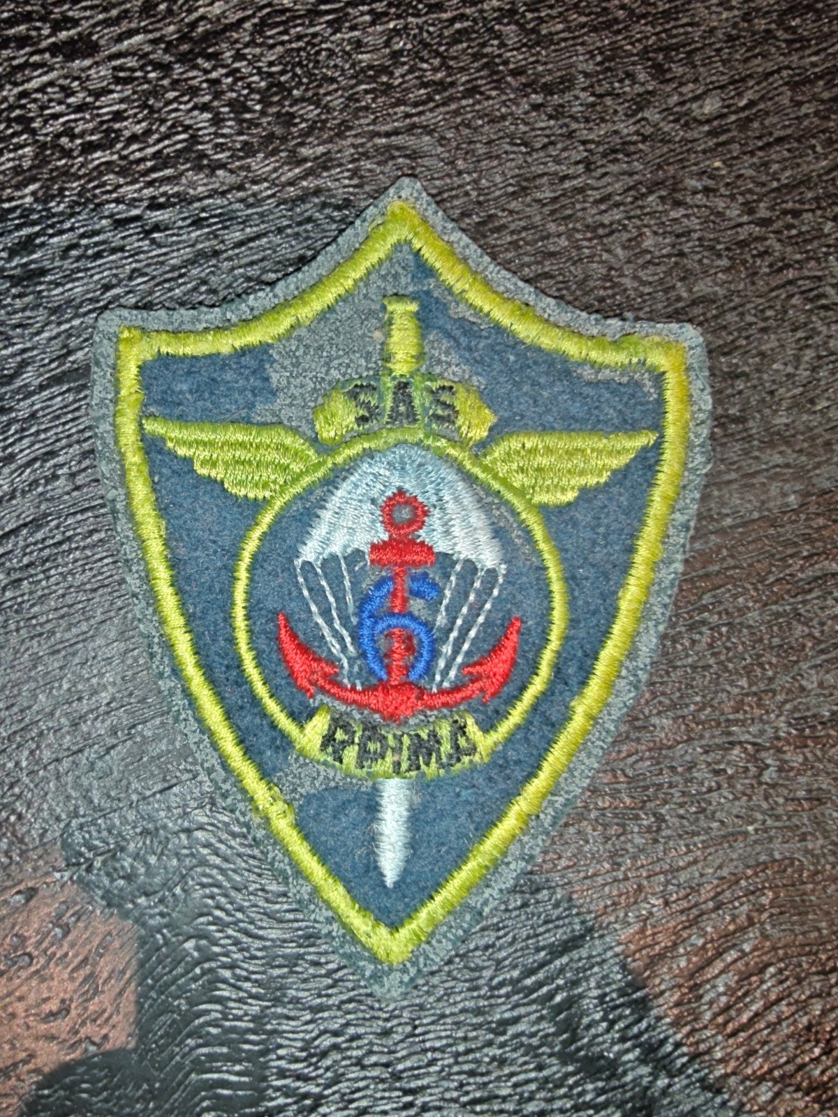 France Navy 6th Regiment Marine Infantry Group GCCP parachut, Verzamelen, Ophalen of Verzenden, Marine, Amerika, Embleem of Badge