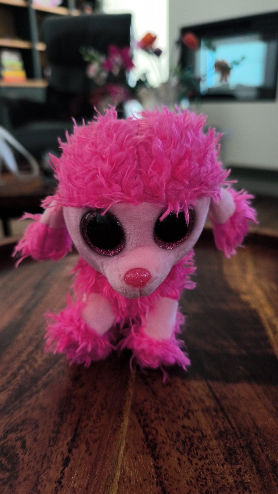Roze Poedel Knuffel Ty, Verzenden, Hond, Middelgroot (20 tot 80 cm), Roze