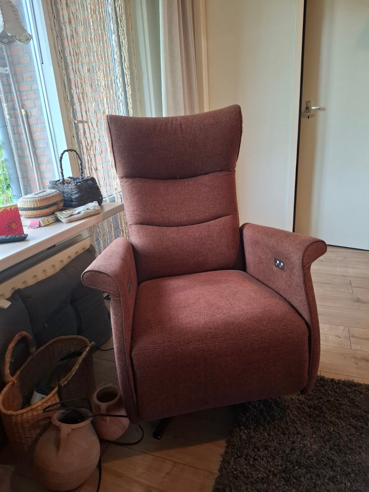 sta-op stoel - Zo goed als nieuw, Huis en Inrichting, Ophalen, Bruin, Modern, Comfort, Zo goed als nieuw