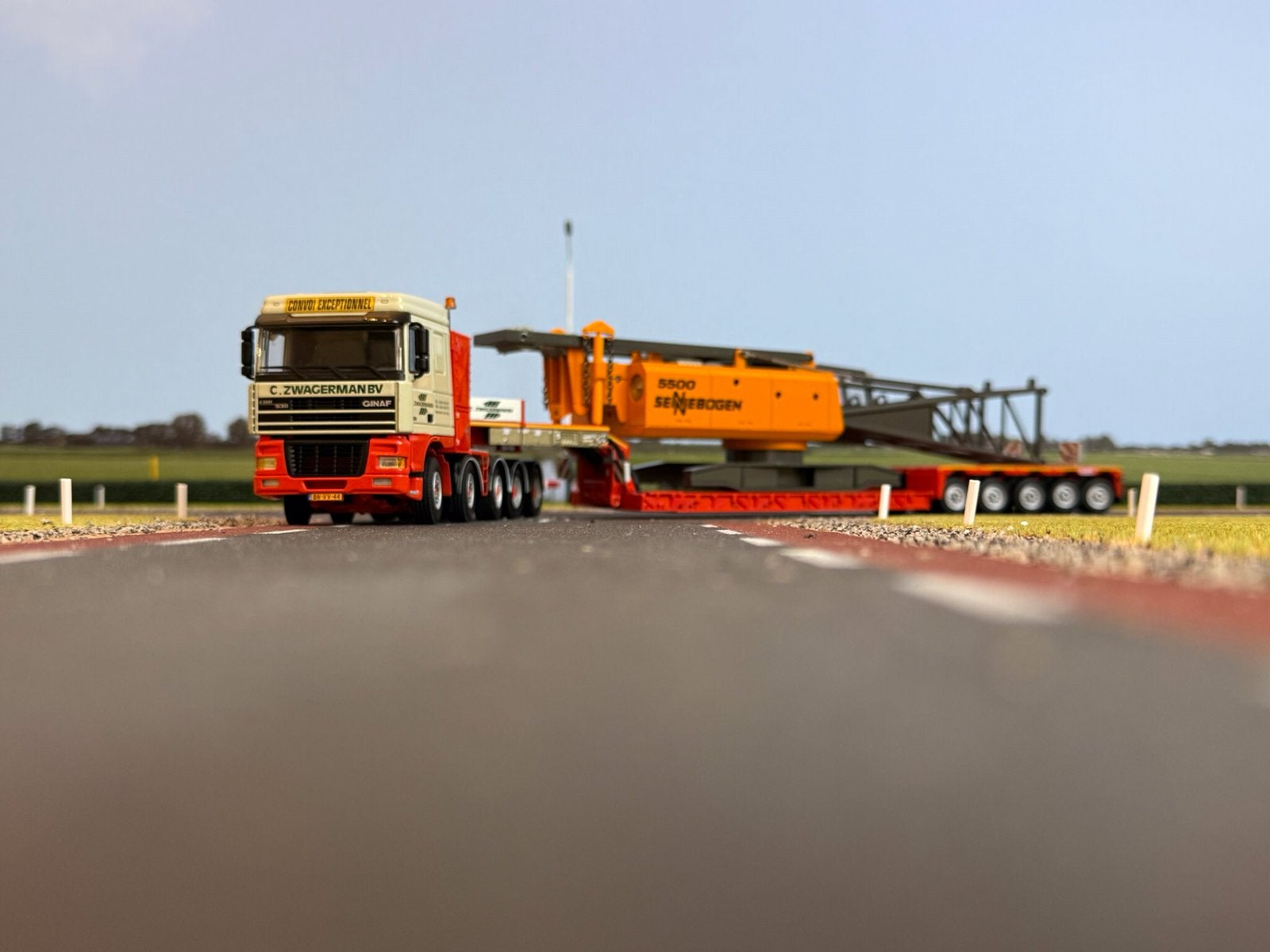 WSI Ginaf G5245 530 SC Nooteboom Pendel-X C. Zwagerman 1:50, Ophalen of Verzenden, Nieuw, Bus of Vrachtwagen, Wsi