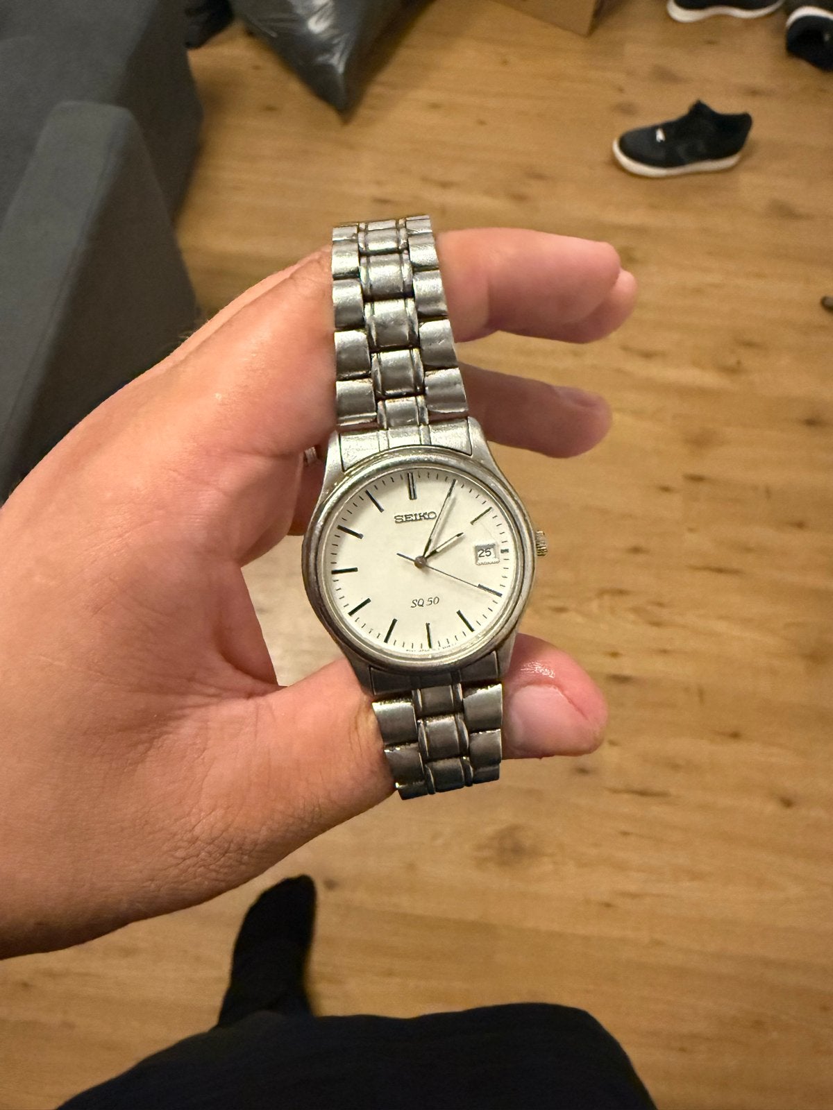 Seiko SQ50 Vintage Polshorloge - Klassiek en Tijdloos, Seiko, Staal, Met bandje, Polshorloge