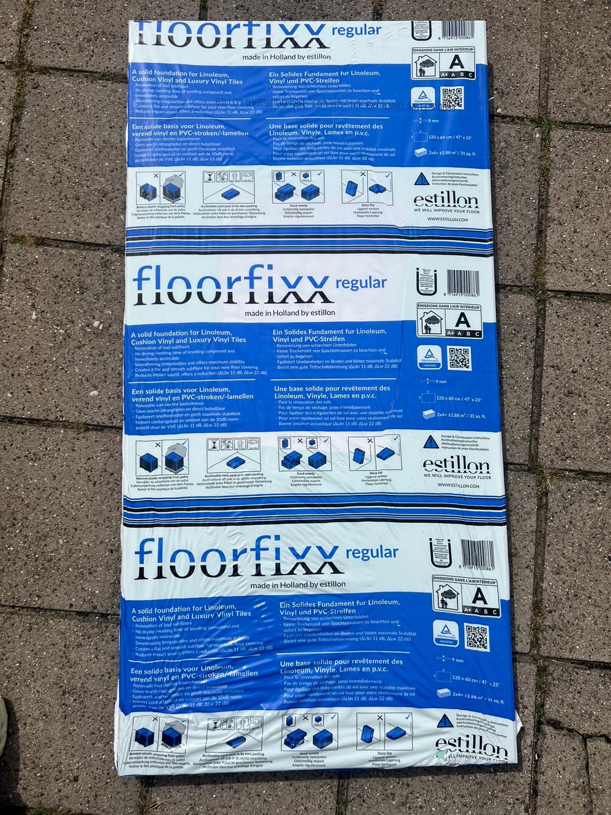 Ondervloer - 40m2 Floorfixx - nieuw, Ophalen, Overige materialen, 30 cm of meer, 50 tot 150 cm