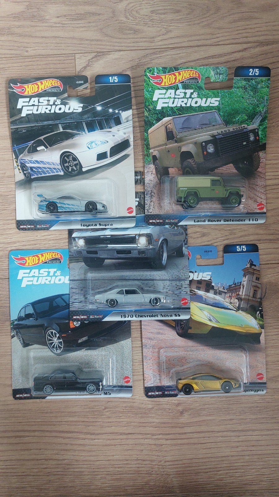 Hot Wheels Fast & Furious Premium Complete Set, Ophalen of Verzenden, Nieuw, Auto