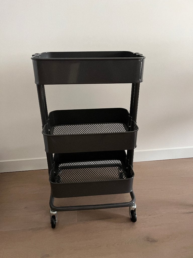 IKEA RÅSKOG antraciet, Ophalen