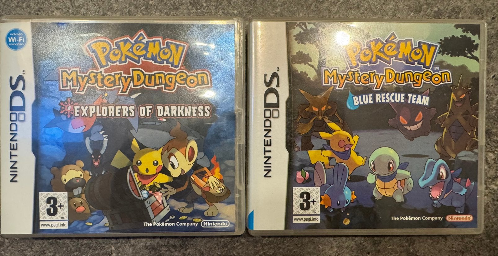 Pokemon mystery dungeon explorers of darkness/ blue rescue, Spelcomputers en Games, Games | Nintendo DS, Avontuur en Actie, 1 speler