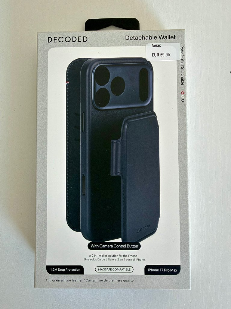 Nieuw Decoded iPhone hoesje voor iPhone 17 pro max, IPhone 17, Schokbestendig, Overige merken, Blauw